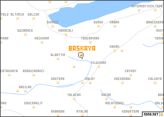 map of Başkaya