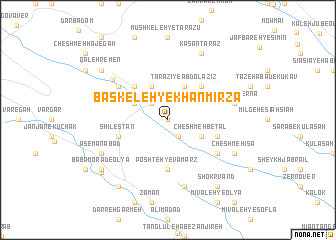 map of Bāskeleh-ye Khān Mīrzā