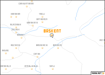 map of Başkent