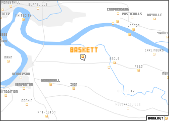 map of Baskett