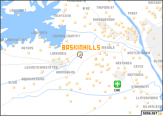 map of Baskin Hills