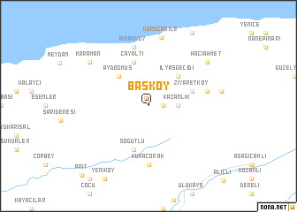 map of Başköy