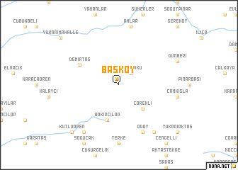 map of Başköy