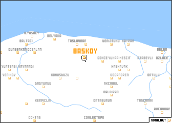 map of Başköy