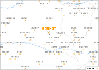 map of Başköy