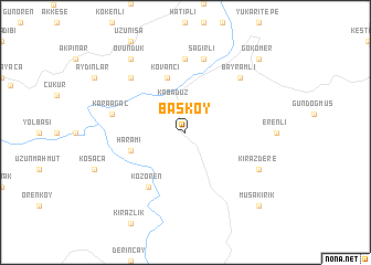 map of Başköy
