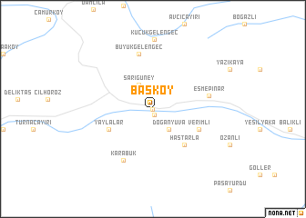 map of Başköy