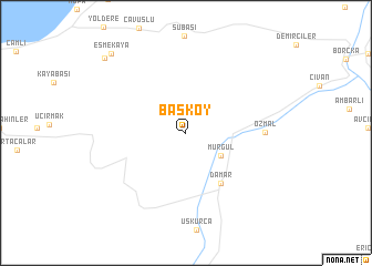 map of Başköy