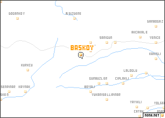 map of Başköy