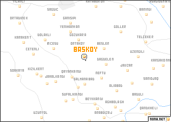 map of Başköy