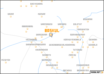map of Bāskūl