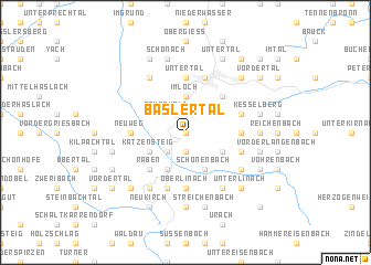 map of Baslertal