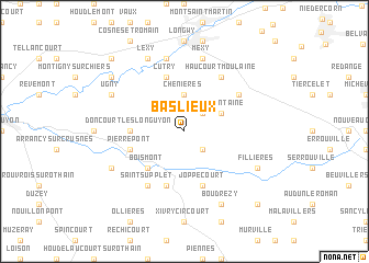 map of Baslieux