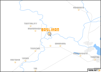 map of Bas-Liman
