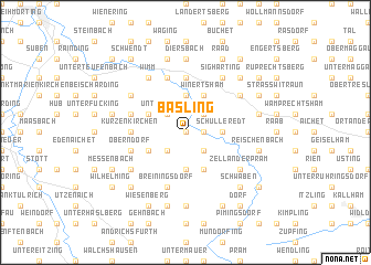 map of Basling