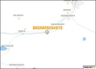 map of Basmanovskoye
