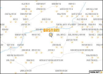 map of Bašnári