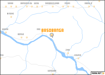 map of Basobanga