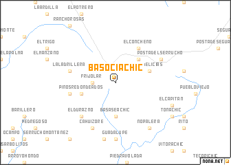 map of Basociachic