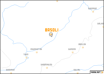 map of Basoli