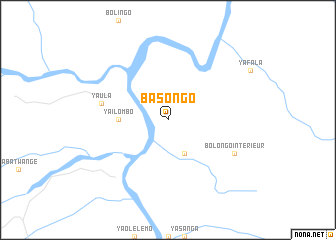 map of Basongo