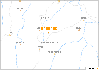 map of Basongo