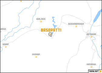 map of Bāsopatti