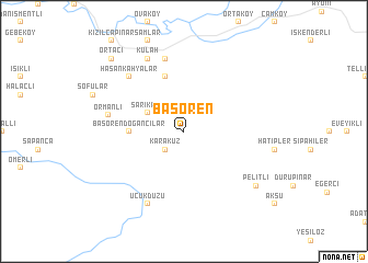 map of Başören