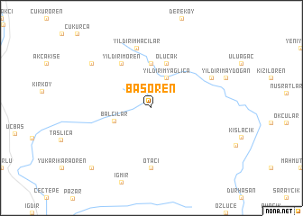 map of Başören