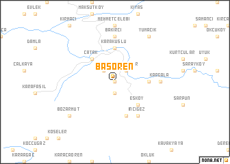 map of Başören