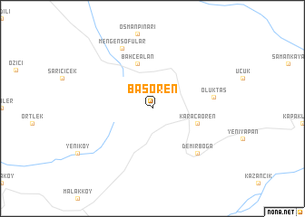 map of Başören