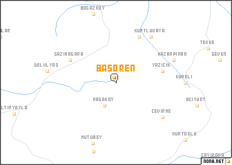 map of Başören