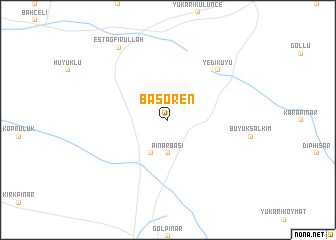 map of Başören