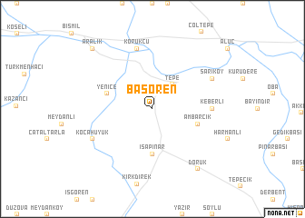 map of Başören