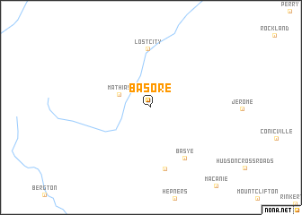 map of Basore