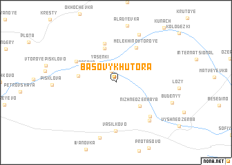 map of Basovy Khutora
