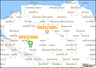 map of Basozábal