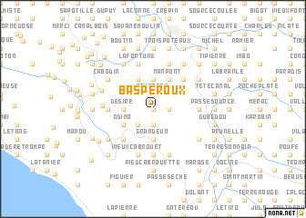 map of Bas Peroux