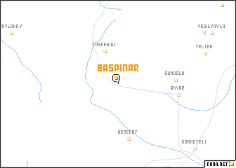 map of Başpınar