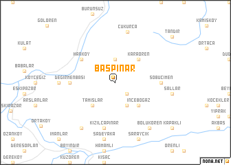 map of Başpınar