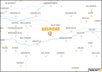 map of Başpınar