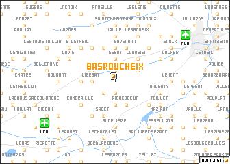 map of Basroucheix