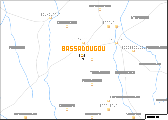 map of Bassadougou