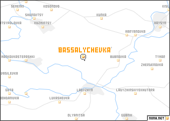 map of Bassalychevka