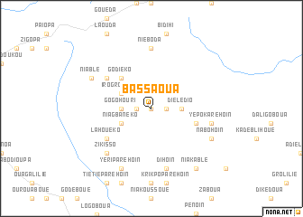 map of Bassaoua