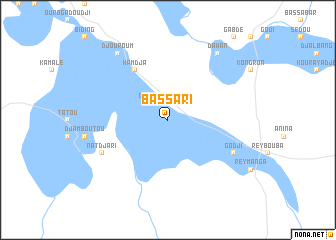 map of Bassari
