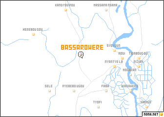 map of Bassaro Wéré