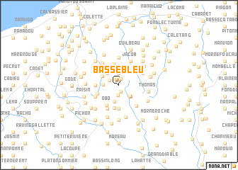 map of Basse Bleu