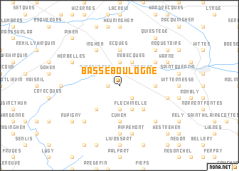 map of Basse-Boulogne