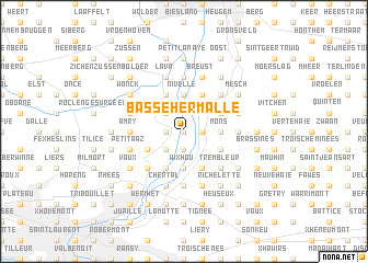 map of Basse Hermalle